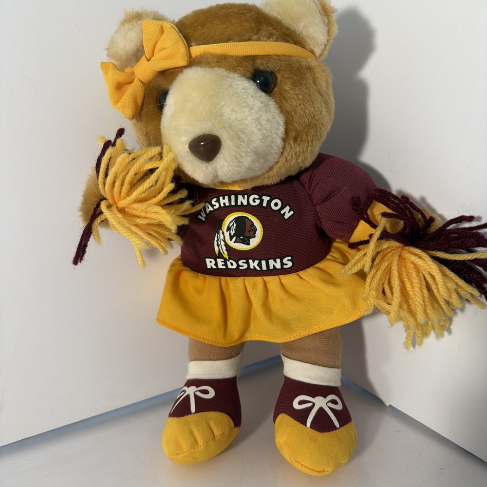 Vintage NFL Good Stuff Washington Redskin Cheerleader Retro Bear